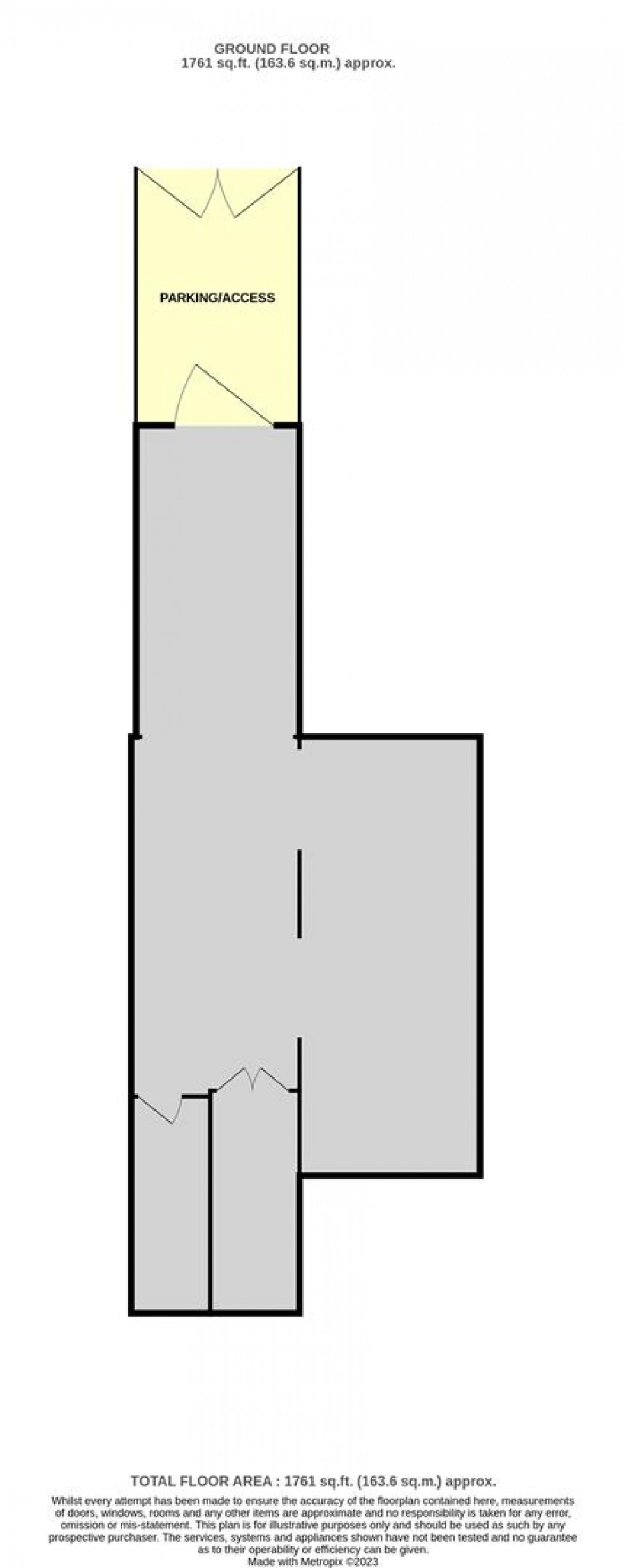 Floorplan for Picton Street, Montpelier, Bristol