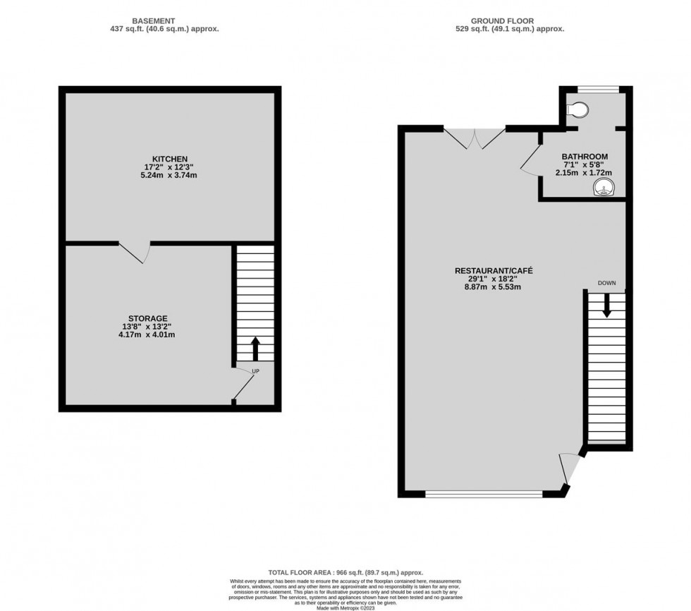 Floorplan for Whiteladies Road, Bristol