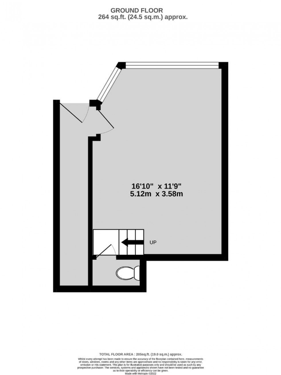 Floorplan for Church Road, St George, Bristol