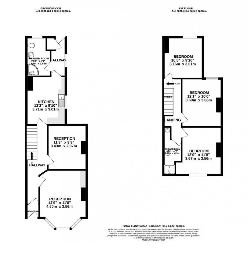 Floorplan for Wellington Crescent, Horfield,