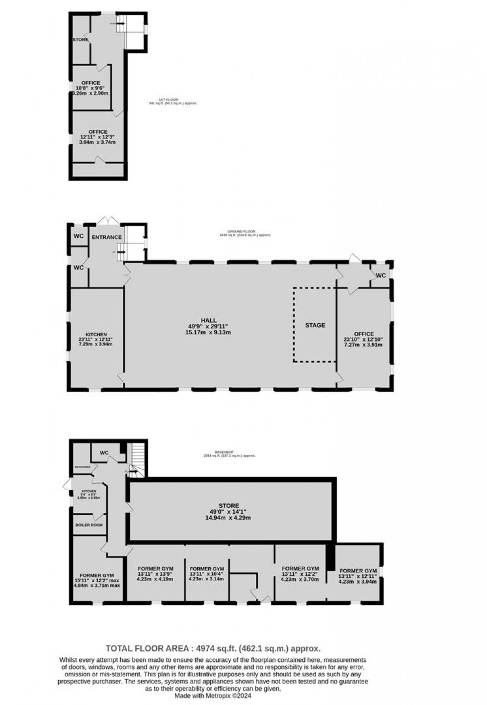 Floorplan for 74 Long Ashton Road, Long Ashton