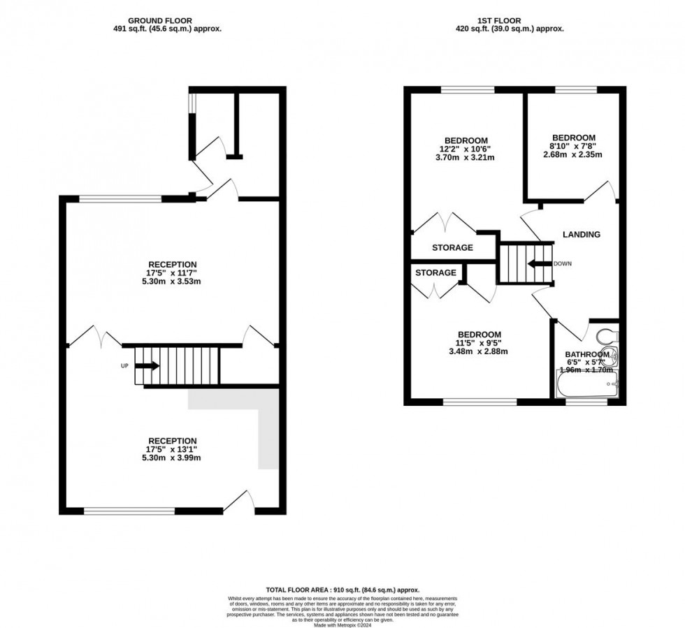 Floorplan for Cedar Close | Patchway