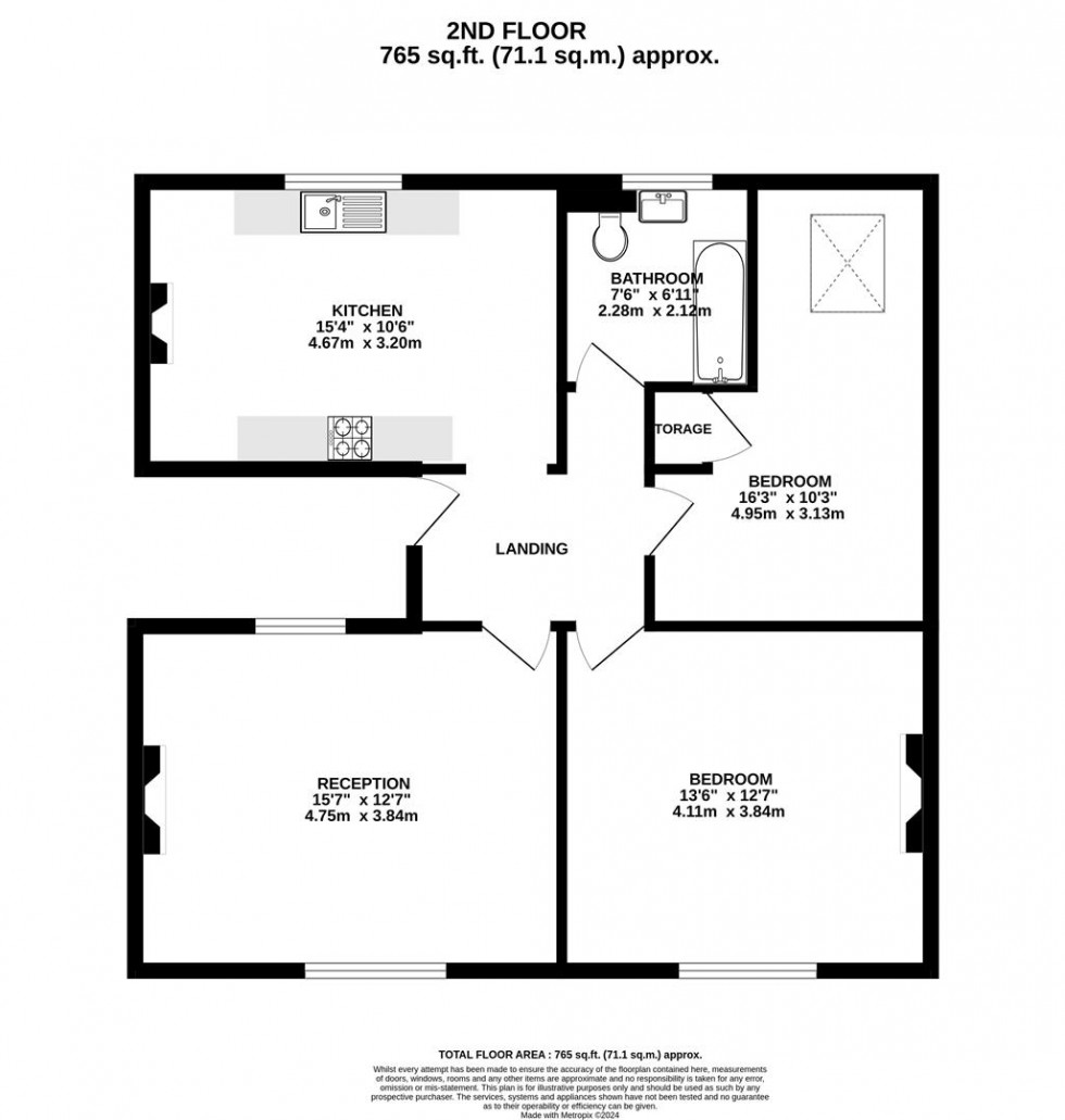 Floorplan for Coldharbour Road | Redland