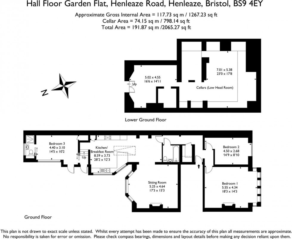 Floorplan for Henleaze Road | Henleaze