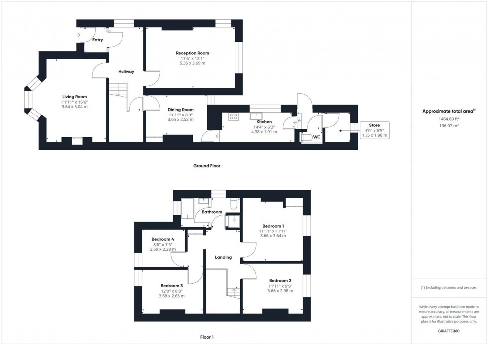 Floorplan for Fitzroy Road, Fishponds, Bristol