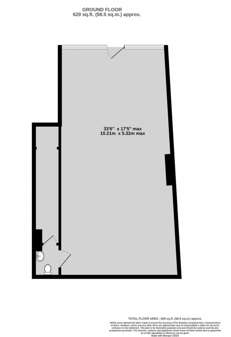 Floorplan for Broad Street, Staple Hill, Bristol