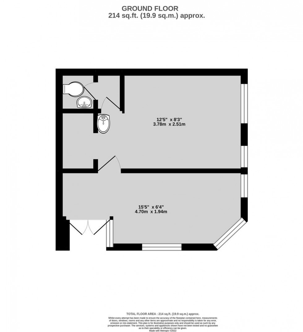 Floorplan for Church Road, St. George, Bristol