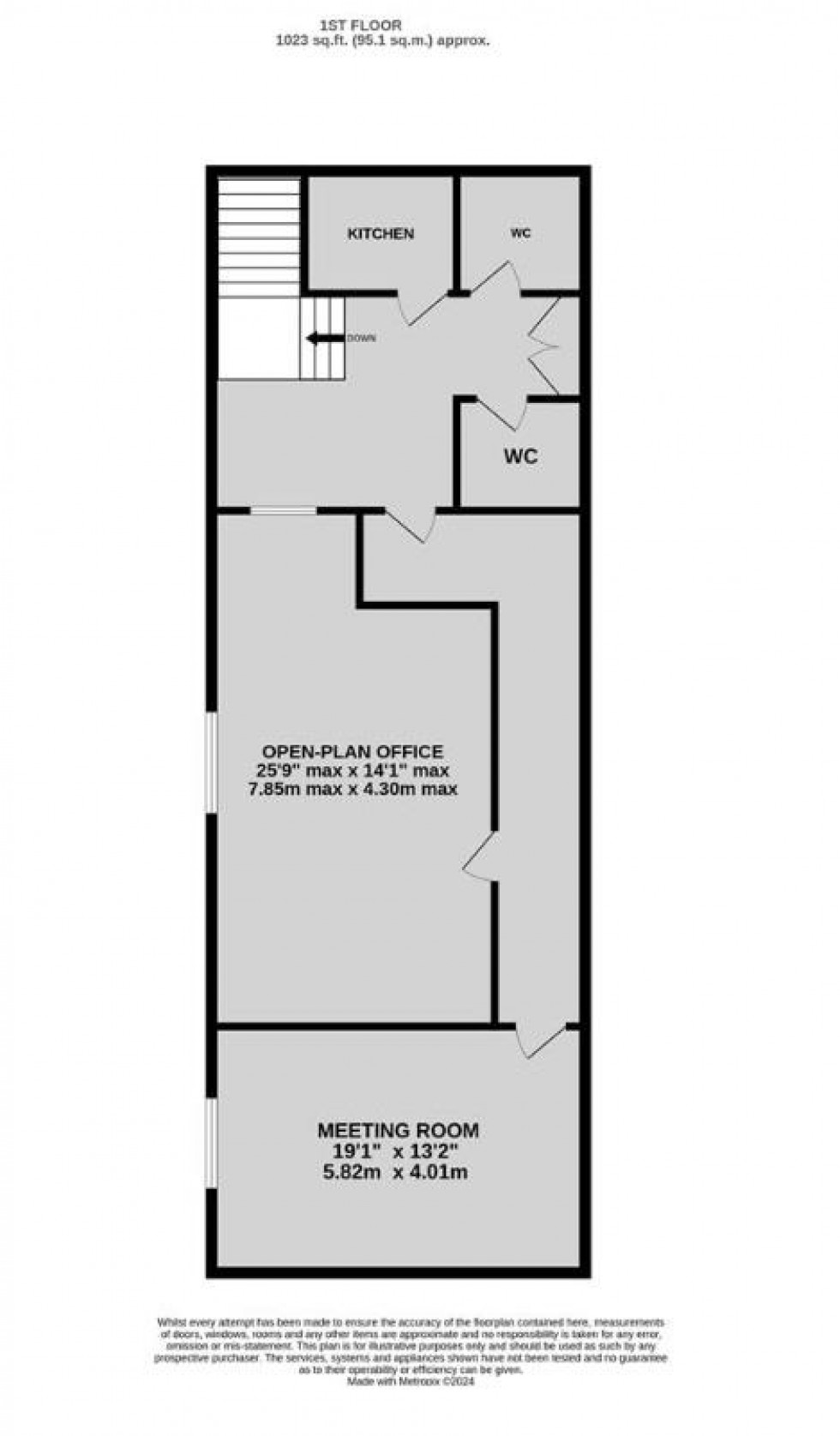 Floorplan for South Liberty Lane, Bedminster, Bristol