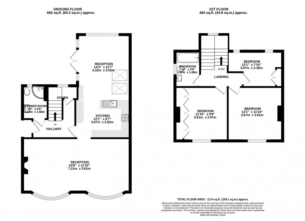 Floorplan for Hill Burn | Henleaze