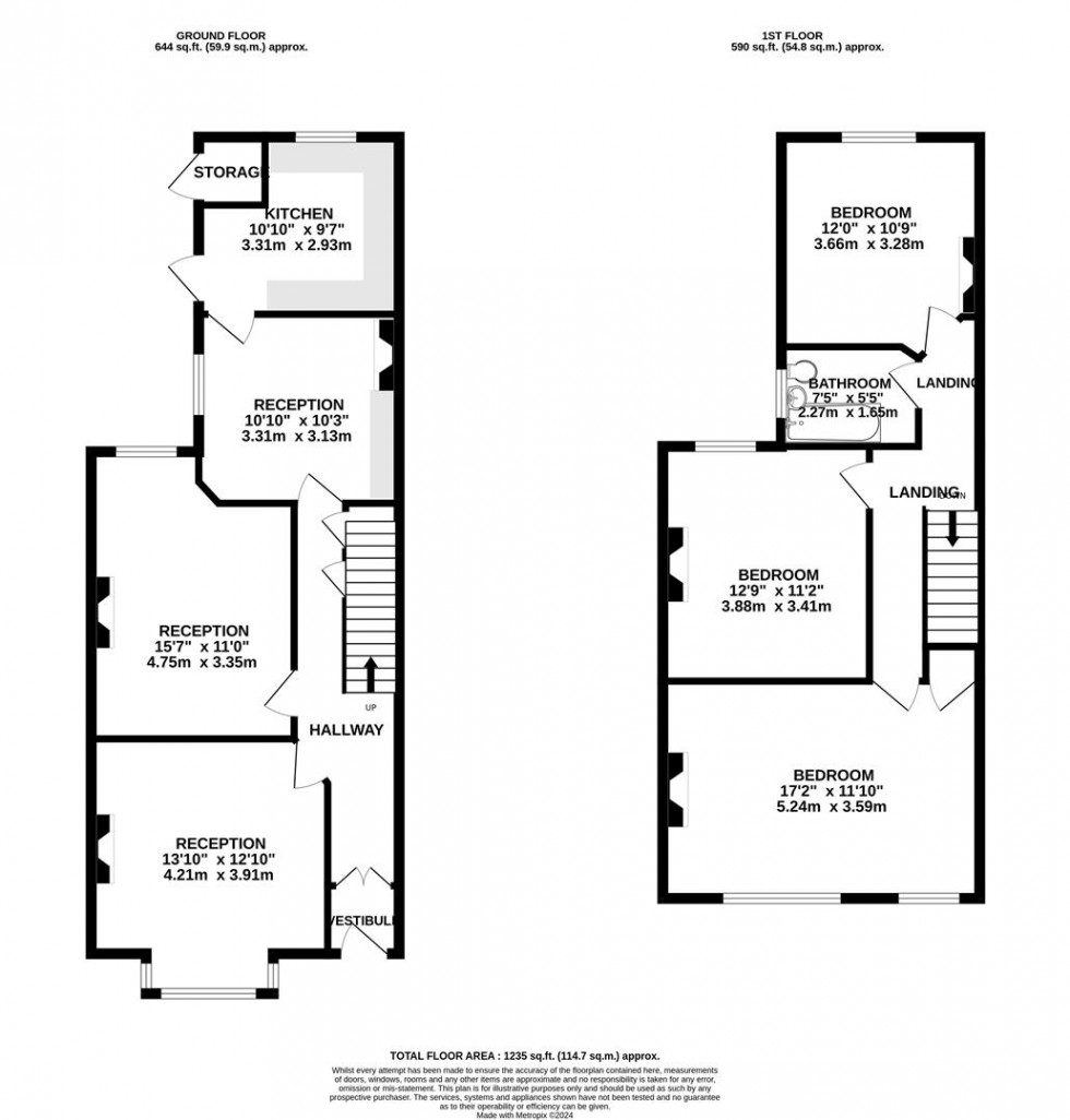 Floorplan for Cairns Road | Westbury Park