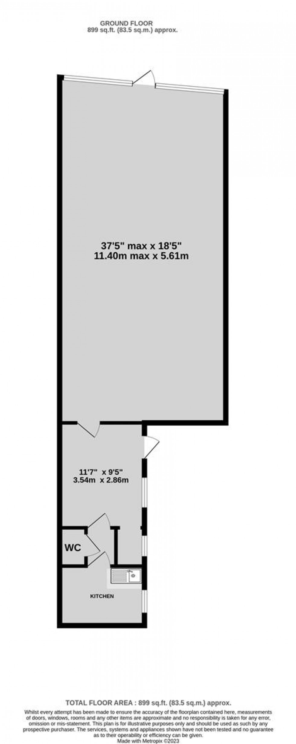 Floorplan for Southmead Road, Westbury-On-Trym, Bristol