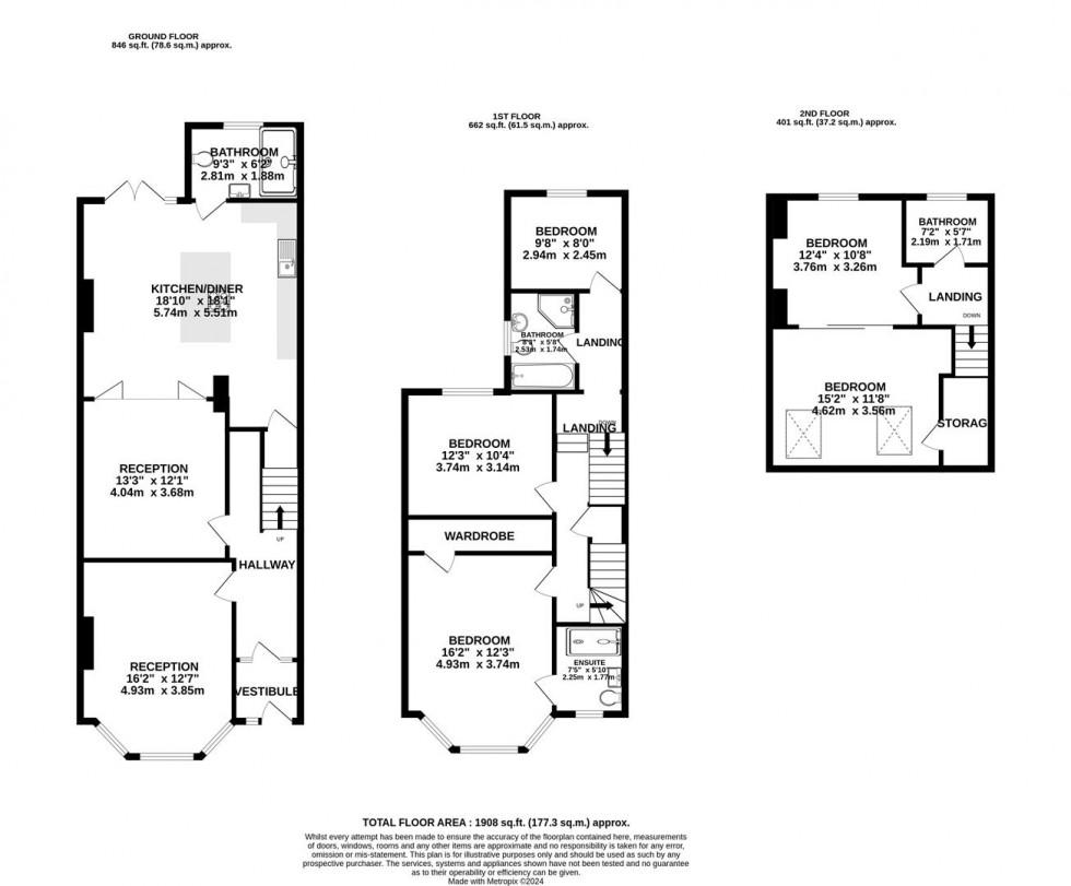 Floorplan for Surrey Road | Bishopston