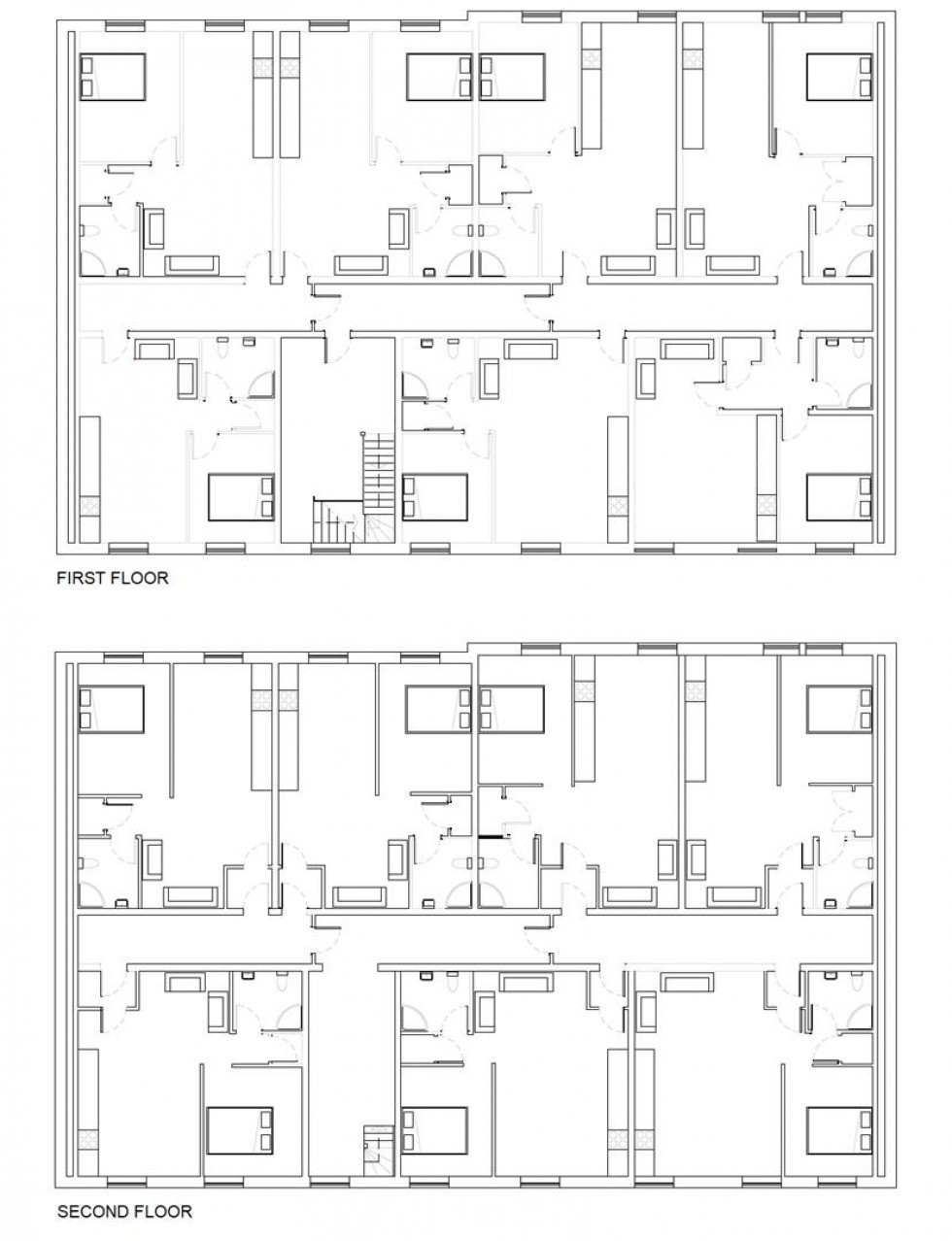 Floorplan for BLOCK OF 14 FLATS - High Street, Nailsea, Bristol