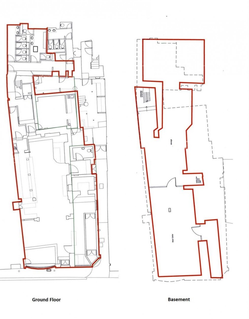 Floorplan for Small Street, Bristol