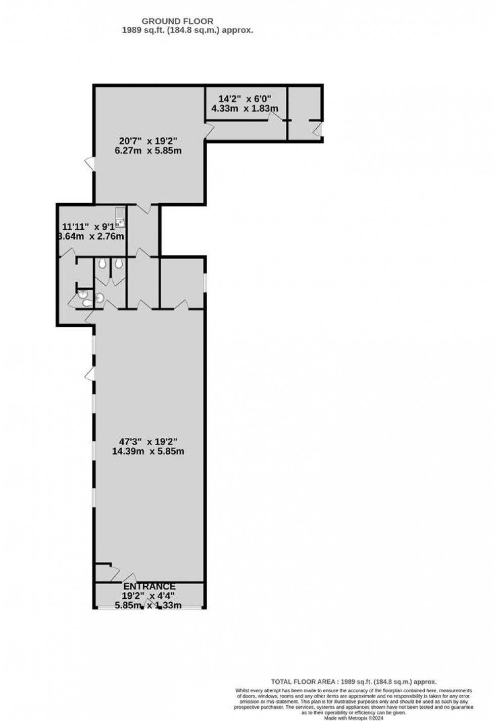 Floorplan for Jarretts Garden Centre