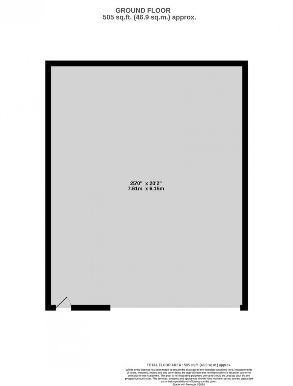 Floorplan for Gloucester Road, Patchway, Bristol