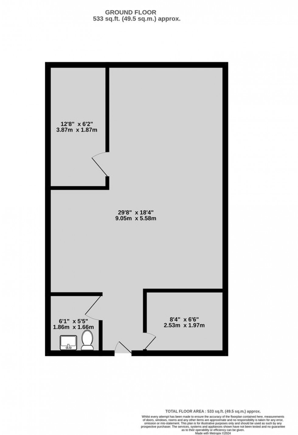 Floorplan for Ashton Vale Road, Bristol