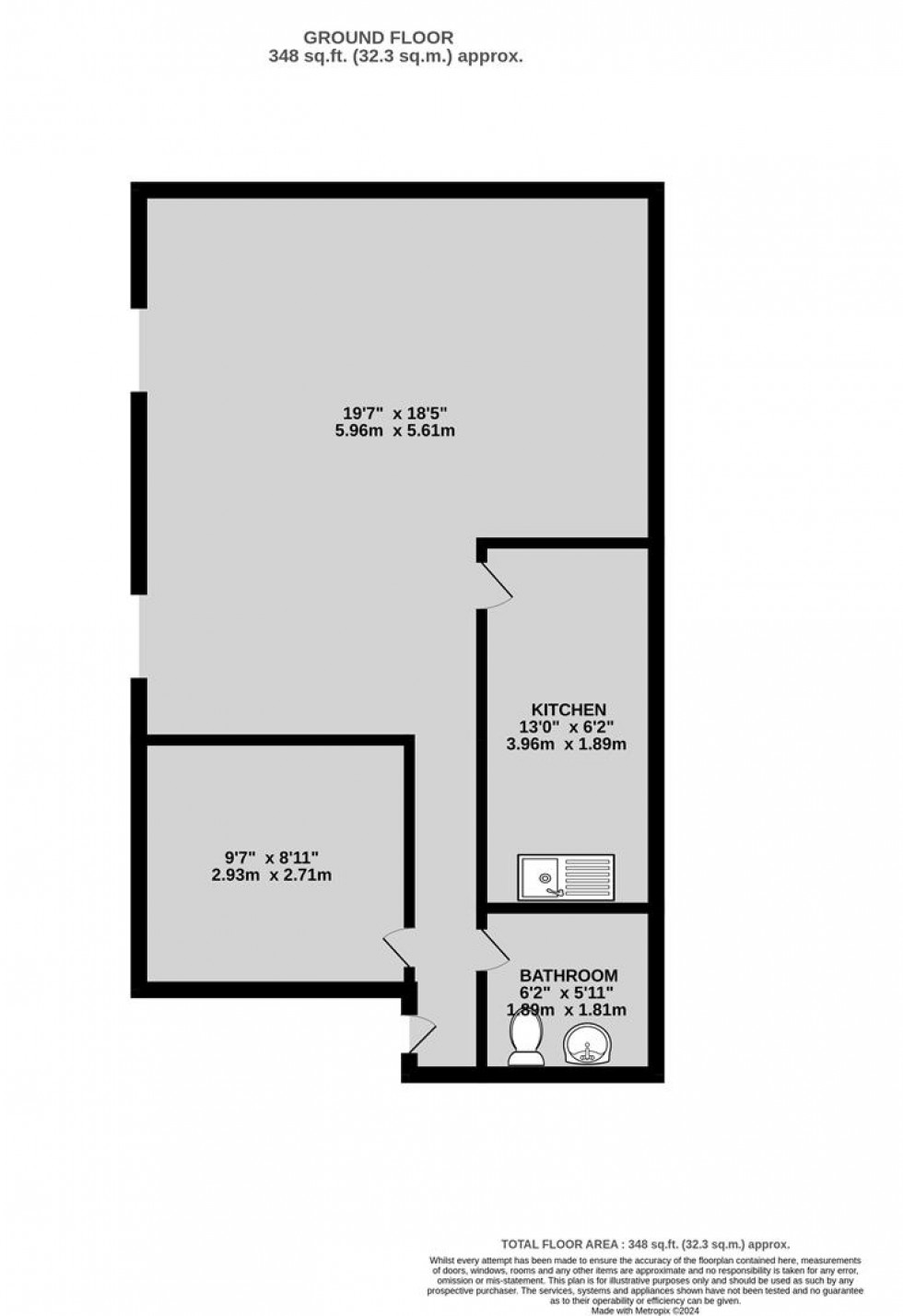 Floorplan for Ashton Vale Road, Bristol