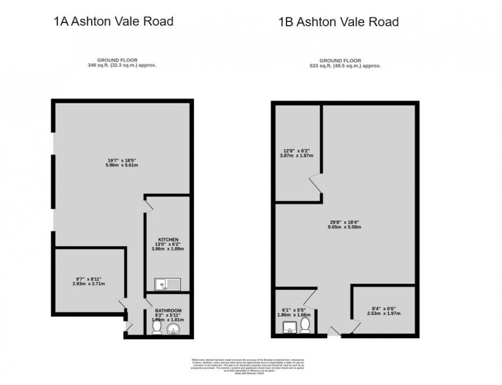 Floorplan for Ashton Vale Road, Bristol