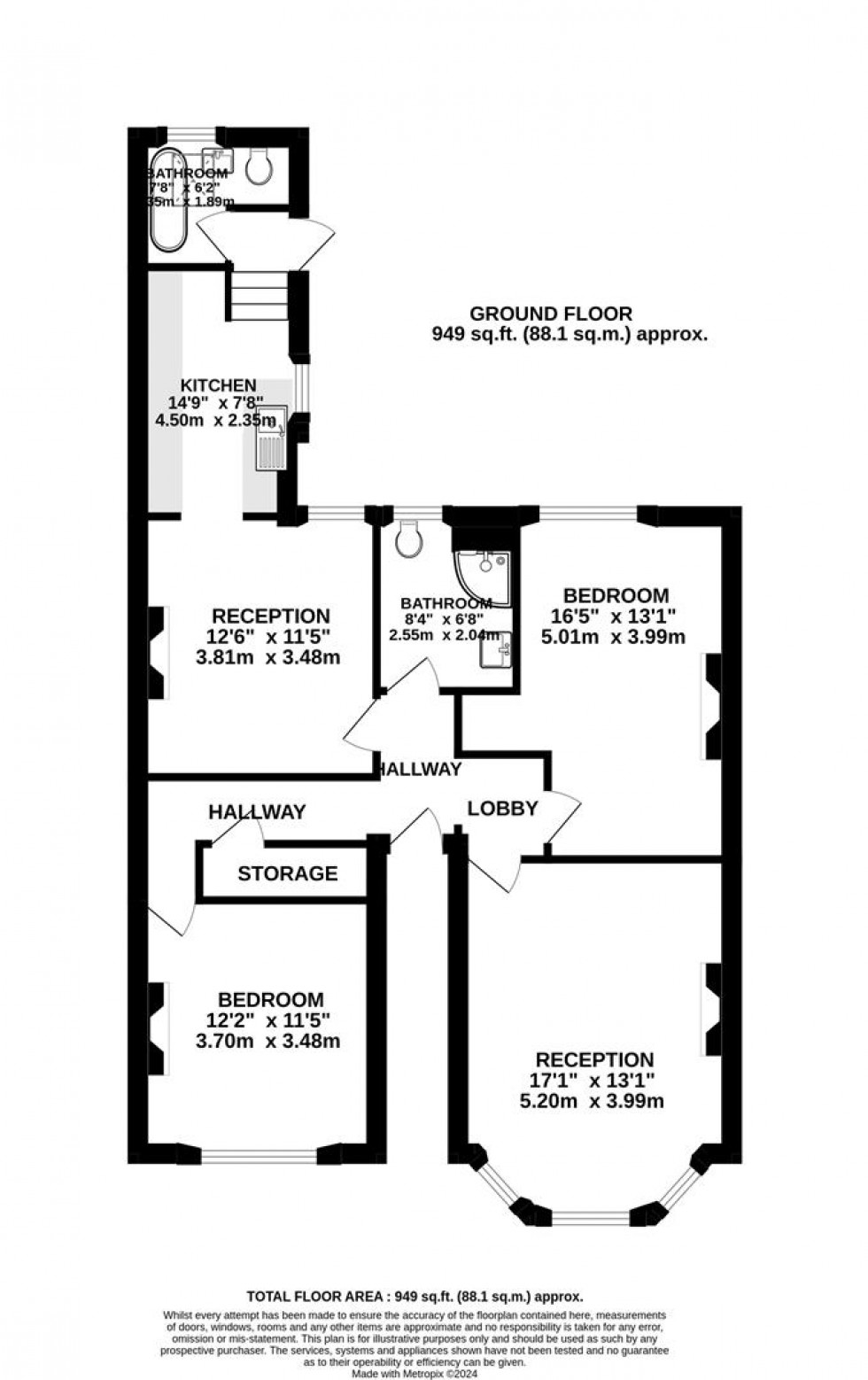 Floorplan for Coldharbour Road | Redland