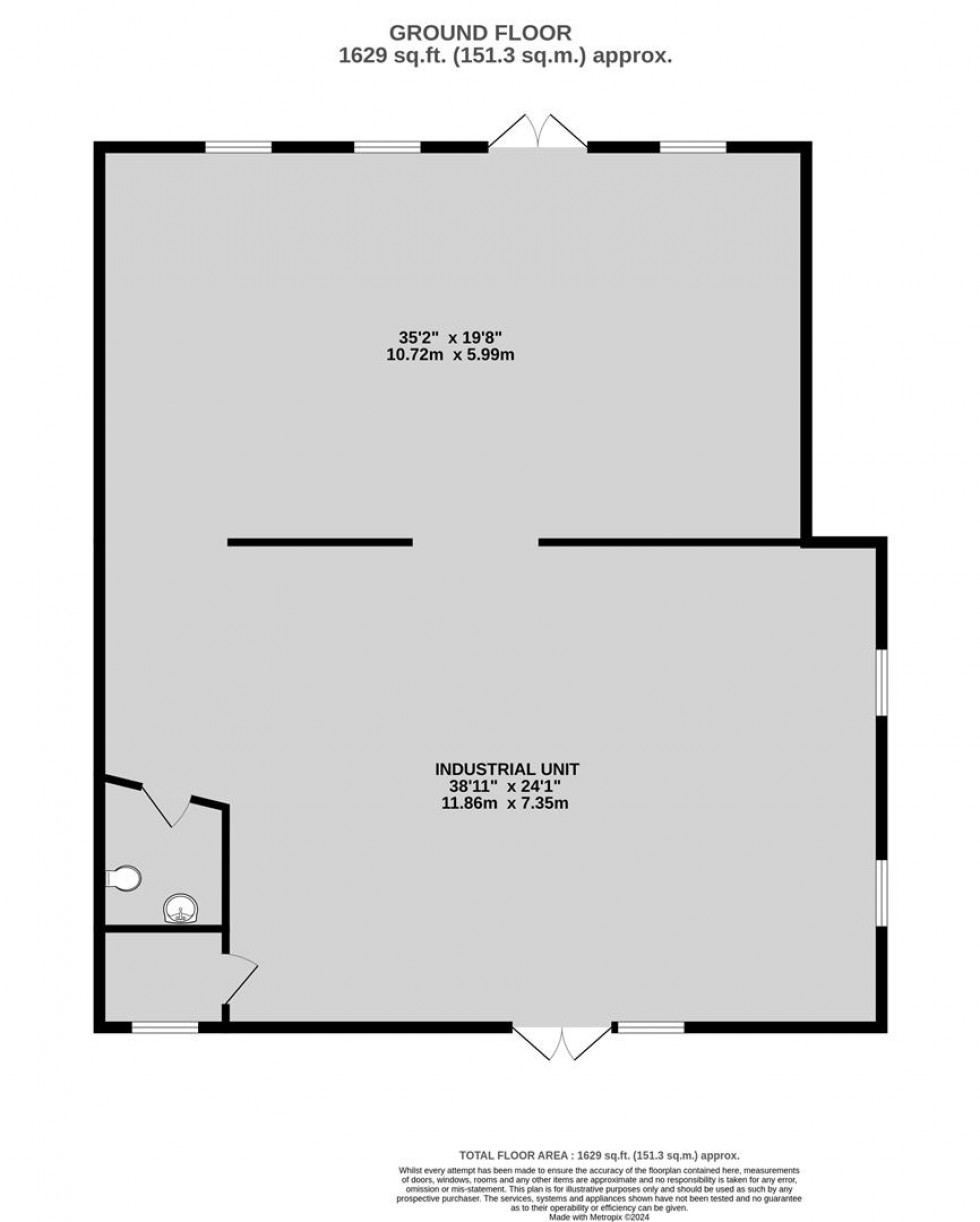 Floorplan for Trubodys Yard, London Road, Warmley, Bristol