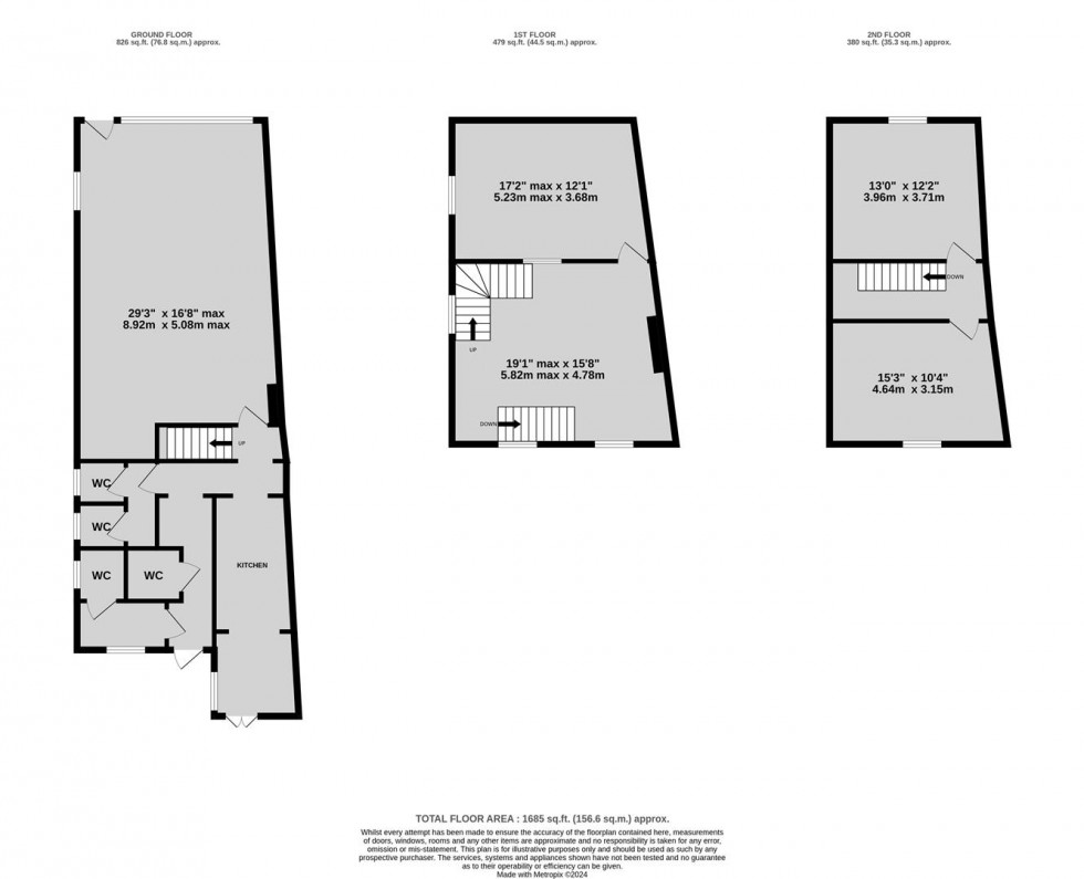 Floorplan for St Marks Road, Easton, Bristol