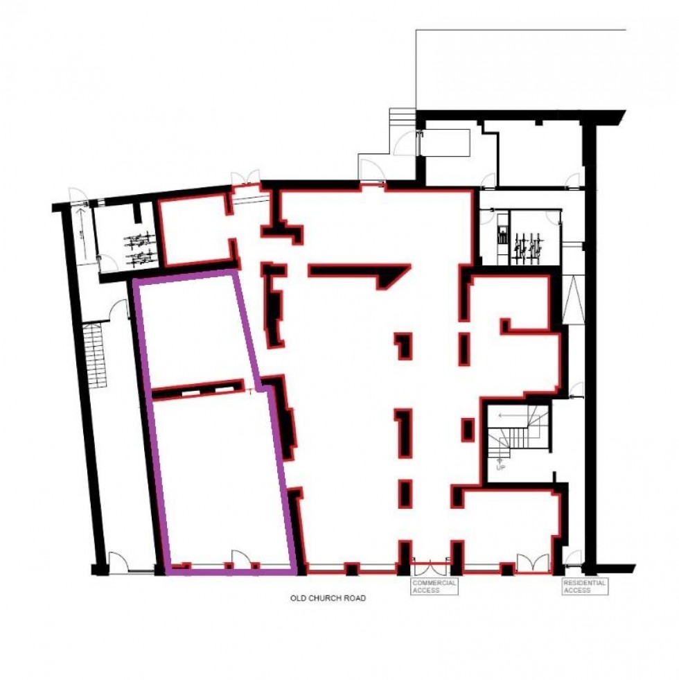 Floorplan for Old Church Road, Clevedon