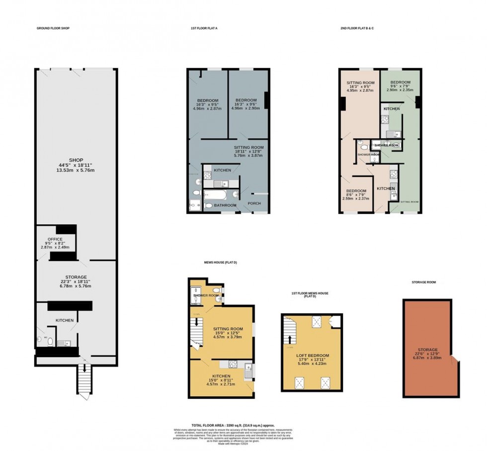 Floorplan for East Street, Bedminster, Bristol