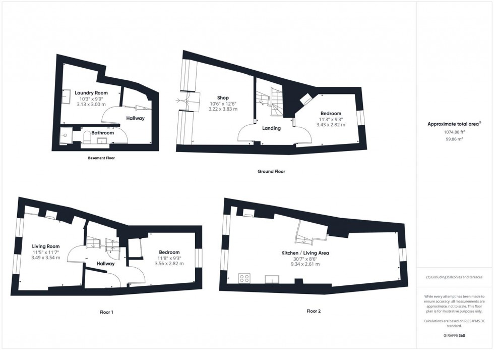 Floorplan for Colston Street, Bristol