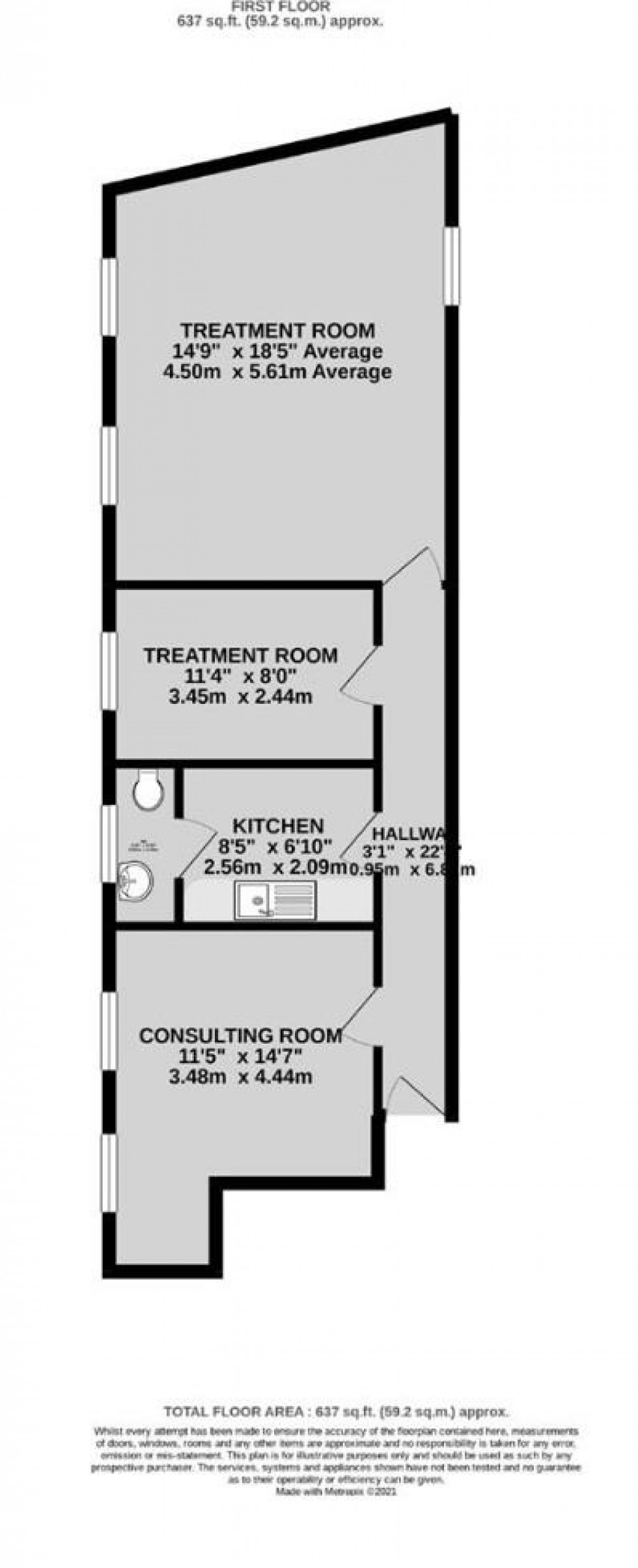 Floorplan for Stoke Road, Portishead