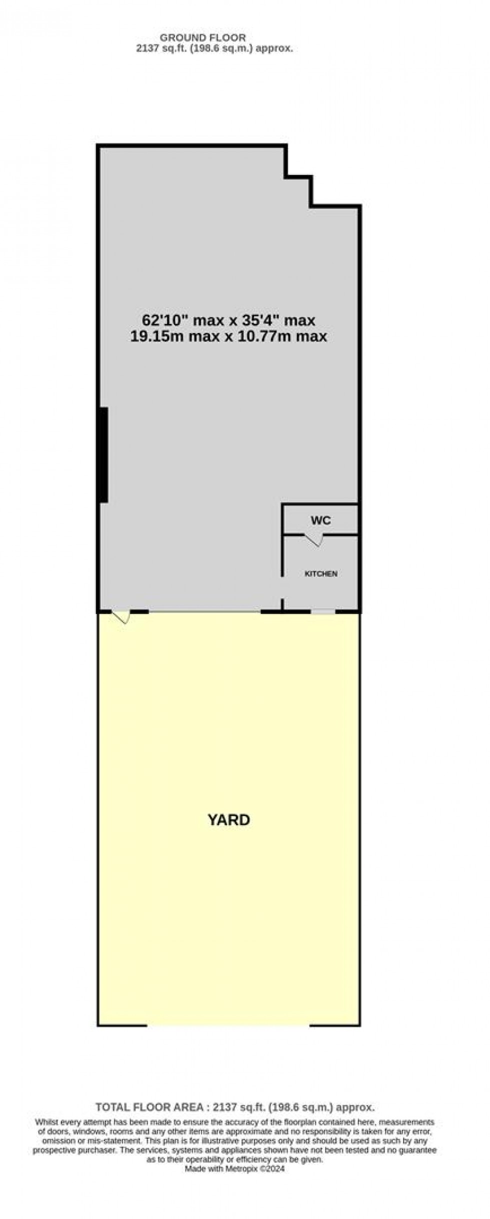 Floorplan for Petherton Road, Bristol