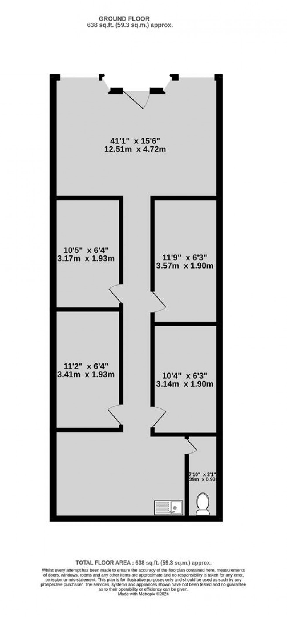 Floorplan for Ridingleaze, Bristol