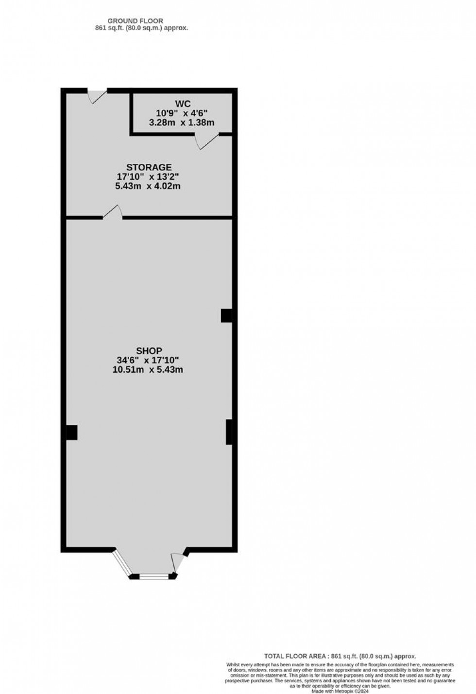 Floorplan for Stokes Croft