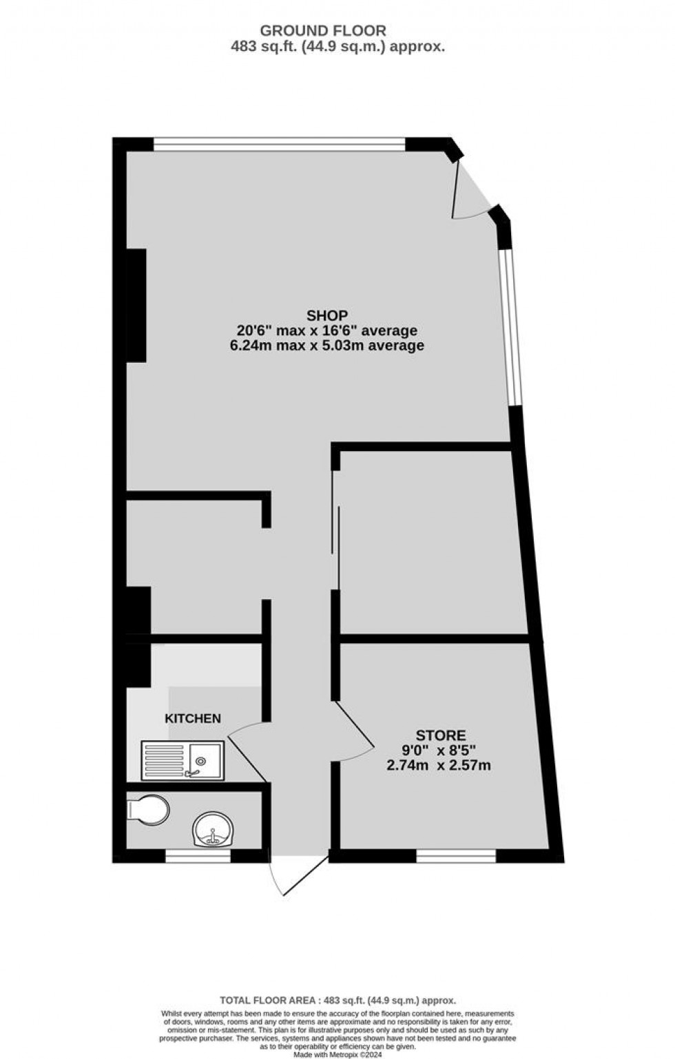 Floorplan for West Street, Bedminster, Bristol