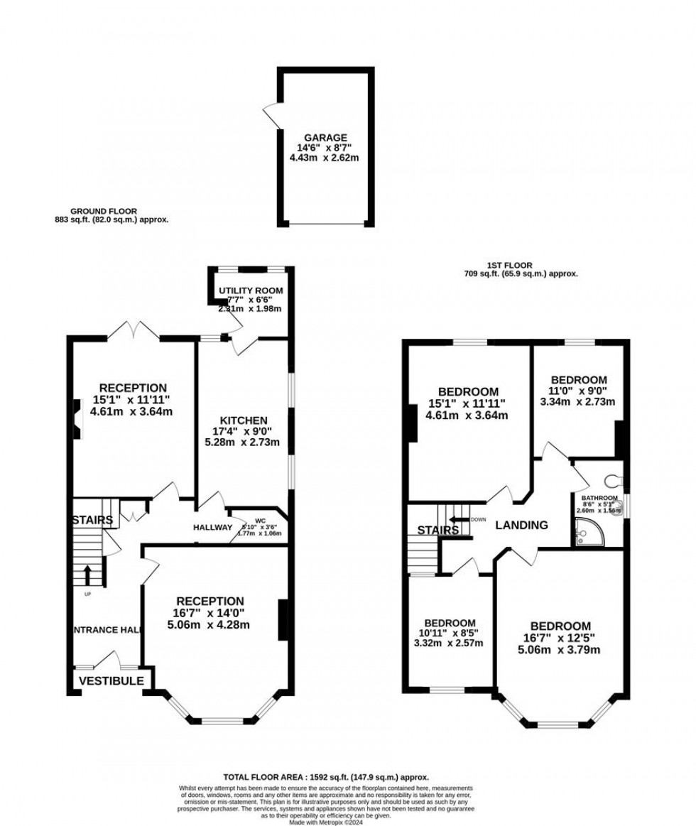 Floorplan for Hill View | Henleaze