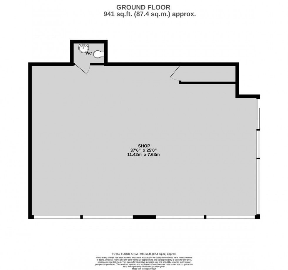 Floorplan for Cleeve Wood Road, Bristol