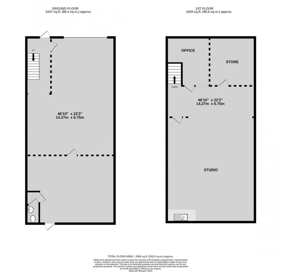 Floorplan for Barnack Trading Centre, Novers Hill, Bristol