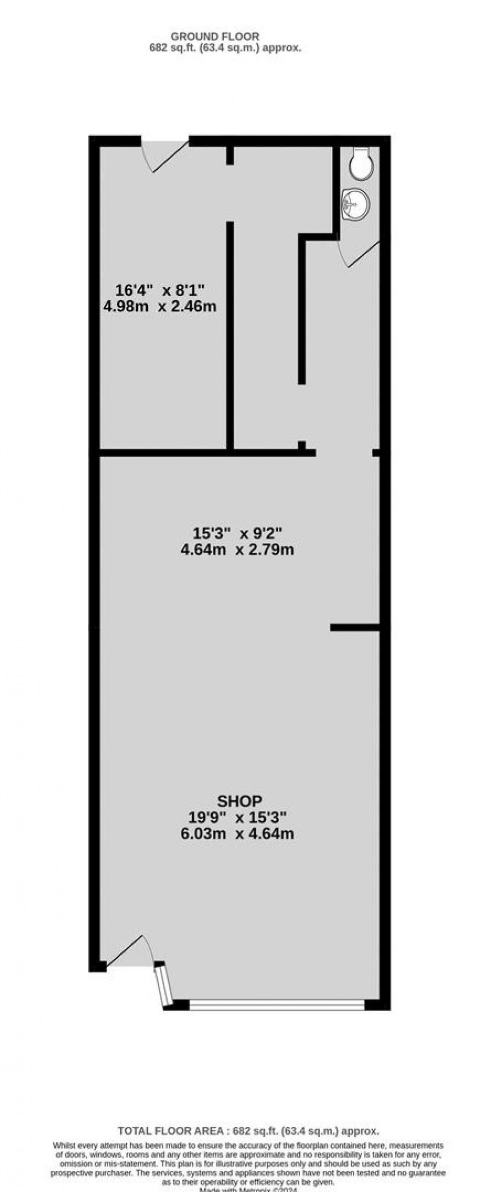 Floorplan for North Street, Bedminster, Bristol