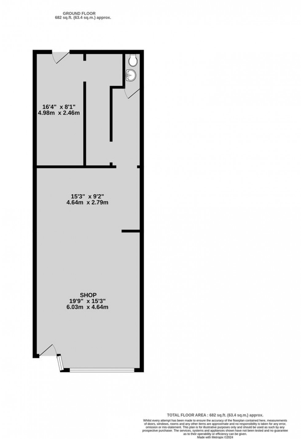 Floorplan for North Street, Bedminster, Bristol