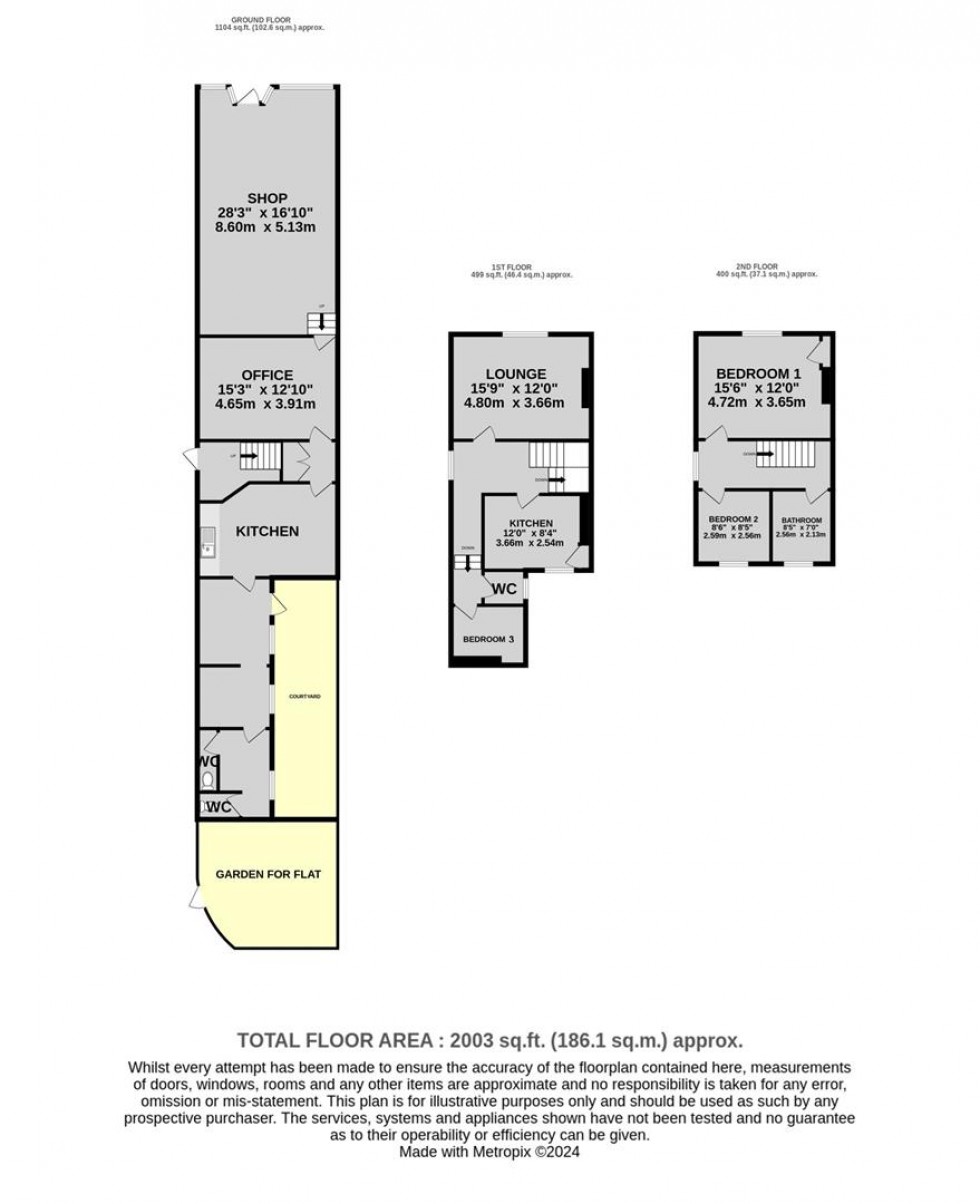 Floorplan for Hill Road, Clevedon