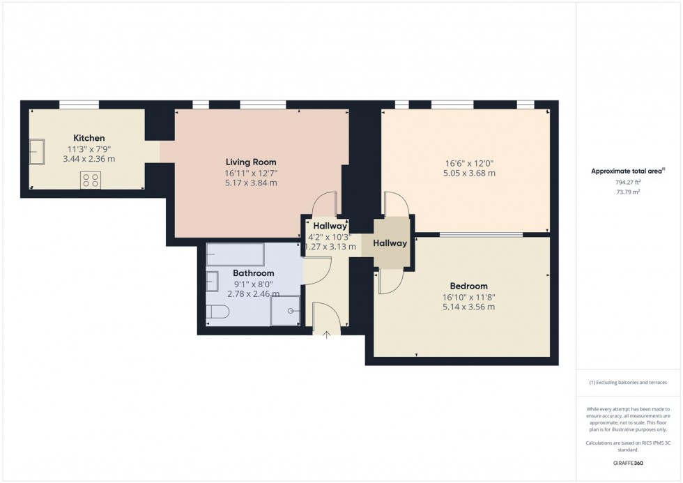 Floorplan for Braggs Lane, Bristol