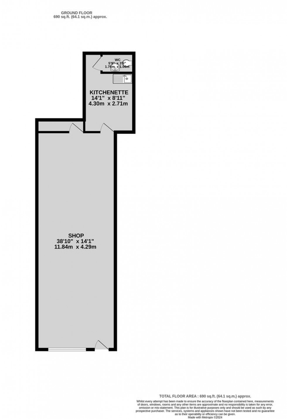 Floorplan for Two Mile Hill Road, Kingswood, Bristol