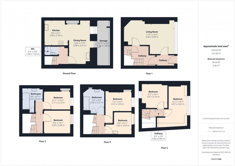 Floorplan for John Street, Bristol