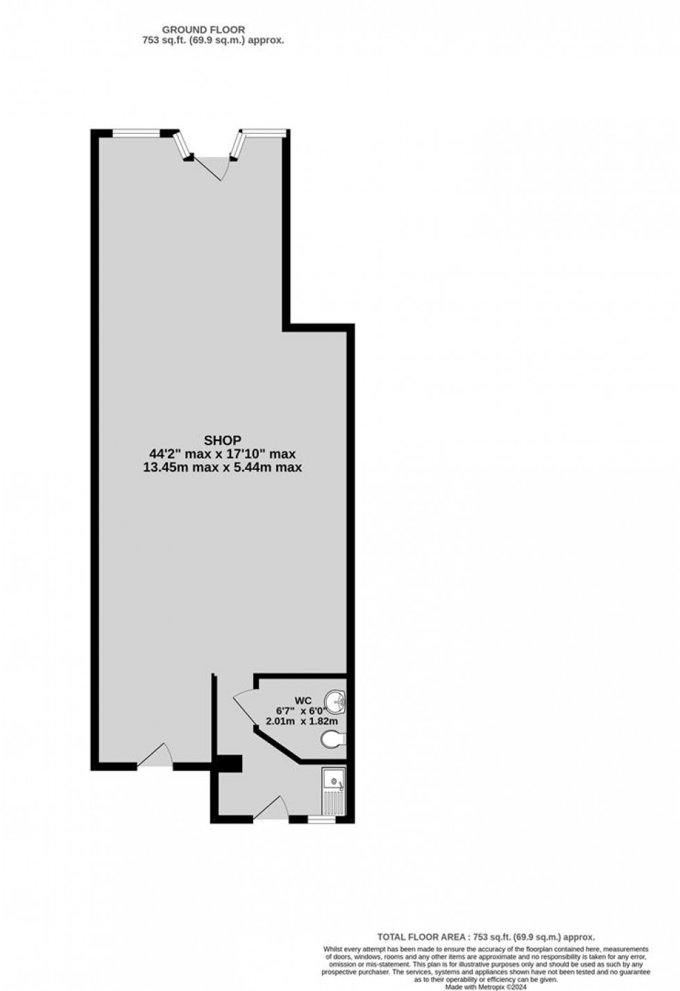 Floorplan for Bishopston