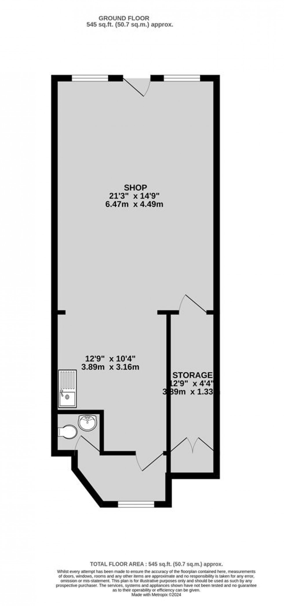 Floorplan for St. Michaels Hill, Bristol