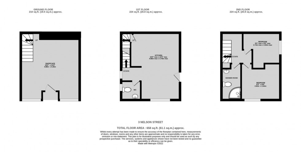 Floorplan for COMMERCIAL INVESTMENT - Nelson Street, Stroud