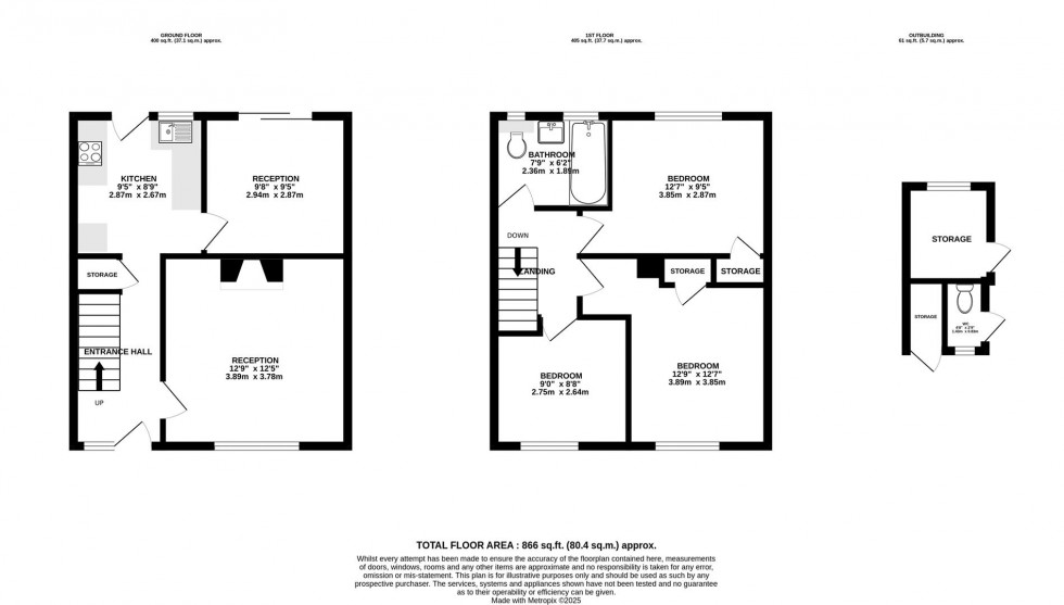 Floorplan for Crome Road | Lockleaze