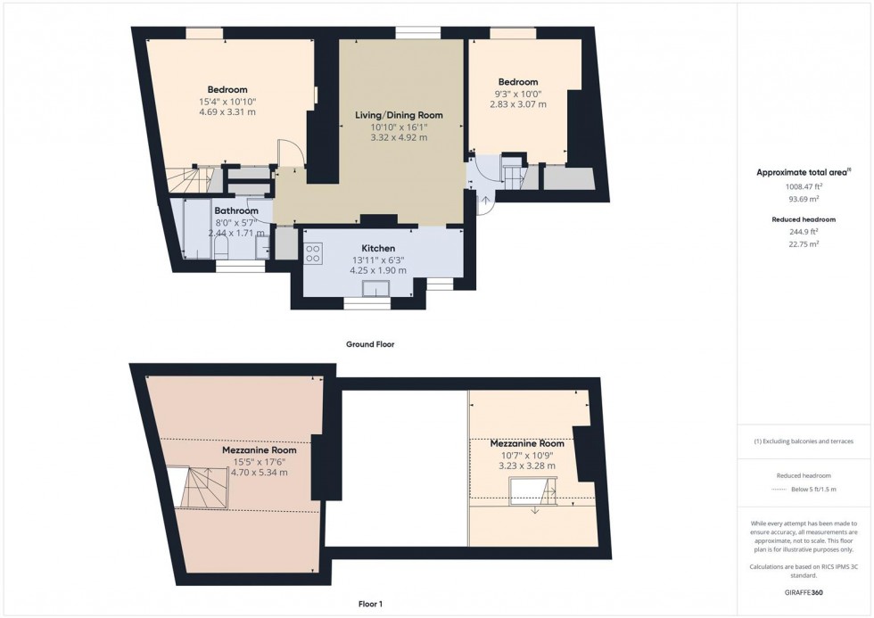 Floorplan for New Street, Painswick, Stroud