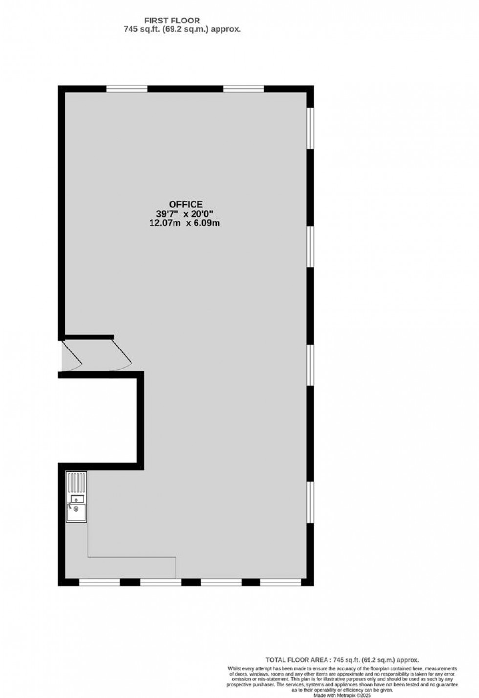 Floorplan for Tower Lane, Warmley, Bristol