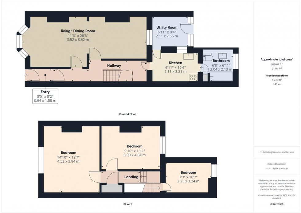 Floorplan for Franklyn Street, St Pauls, Bristol